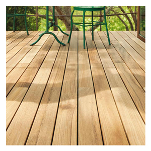 Natural Teak Outdoor Hardwood Decking Floor for Garden Villa