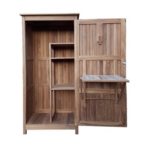 Outdoor Garden Wooden Storage Cabinet Furniture Indonesia