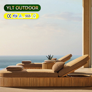 Garden Outdoor Furniture Resort Beach Teak Sun Loungers Hotel Garden Pool Sun Loungers Villa Swimming Pool Outdoor Lounge Chair