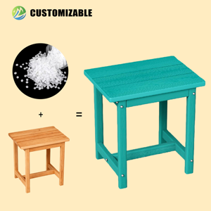 Eco-Friendly HDPE Patio Furniture Durable Outdoor Dining Set