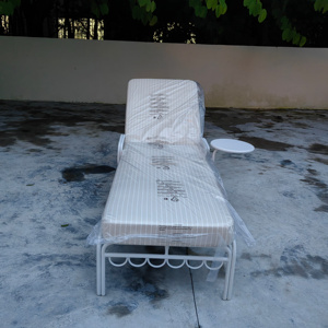 New Style Design Aluminum Frame Sunbed Lounge Chair