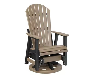 Modern Eco-Friendly HDPE Swivel Rocking Waterproof Outdoor Chair