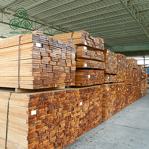 MUMU Natural Teak Solid Wood Panel Cladding Decking